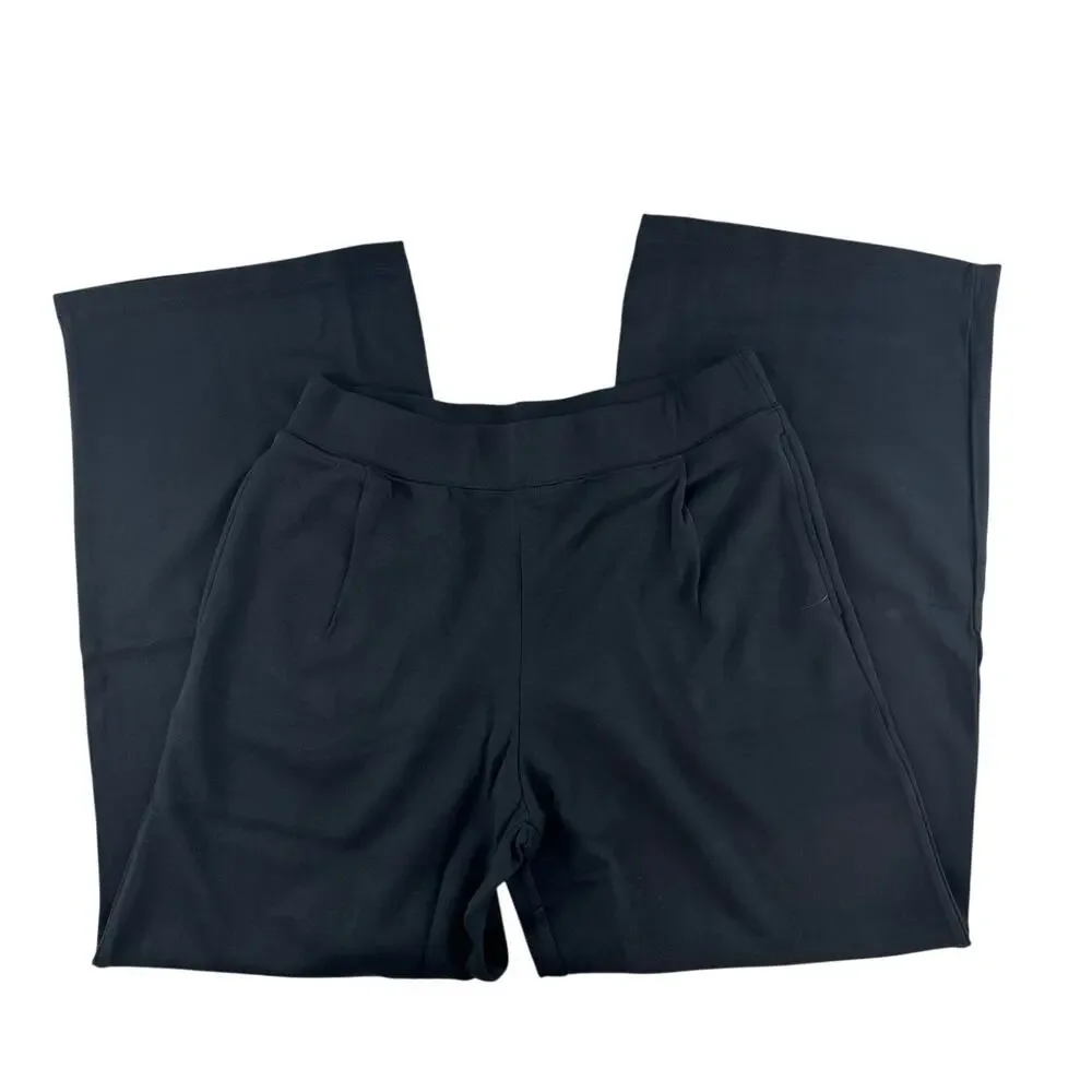 Softies Women's Black DreamTech Mock Neck with Pleated Pant Size L
